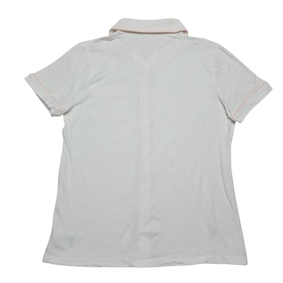 Disney Parks Pajama Top Womens Small White Pink Castle Stretch Sleepwear Shirt - Picture 10 of 13